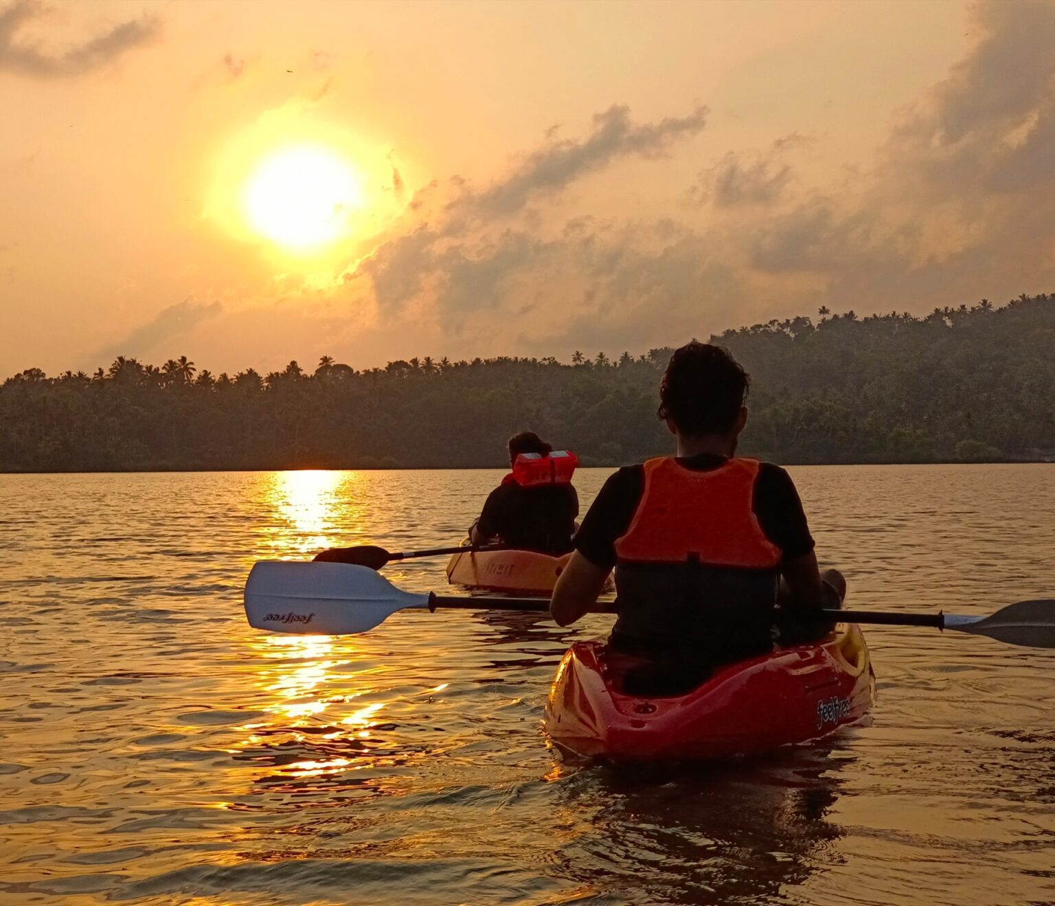 Kayaking In Varkala Shiva Kayaking Experience Kayaking Stand Up