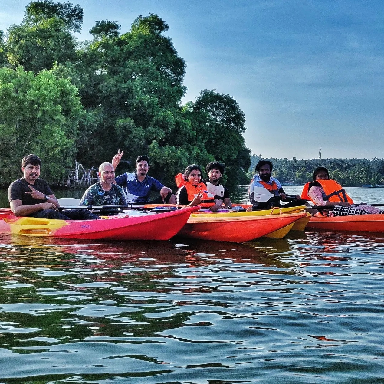 Kayaking in Varkala Shiva Kayaking Experience Kayaking, Stand Up